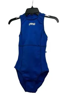 Arena Women’s Water Polo Solid One Piece Size 30 Royal Blue New With Tags