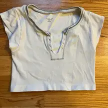 Out from under urban outfitters cropped ribbed top size XL