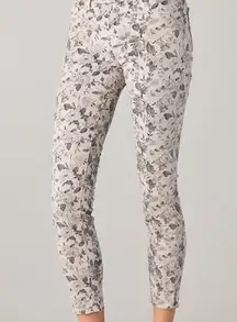 J Brand Sugar Cane Floral Cropped Capri Skinny Jeans 27