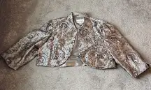David’s Bridal Sequin Blazer SIZE 14W 🎟️