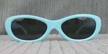 New Divine Eyewear Medusa Light Blue/Smoke Sunglasses Women's NWT