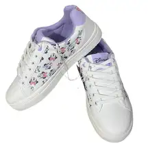Disney ALDIs 2025 Collab White Purple Ladies size 8 Sneakers NIB