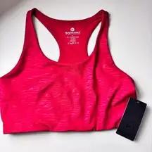 90 Degrees By Reflex Athletic Sporty Racerback Sports Bra Scorpio Zebra Red  XL