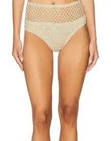 Beach Riot Brinley Crochet Swim Bikini Bottom M