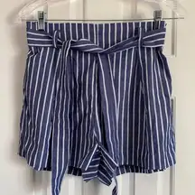 Charlotte Russe  slip on striped shorts