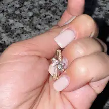 Disney Gold and Silver Sparkle Ring