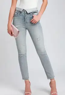 Pistola Nico‎ Distressed High Rise Mom Jeans