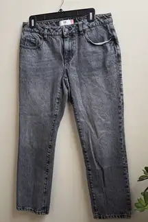 Cabi Women's Black Bf Boyfriend Jeans Smoke Wash #4329 100% Cotton Size 4