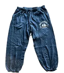 Women’s size M navy blue Santa Barbara,‎ California lightweight short joggers