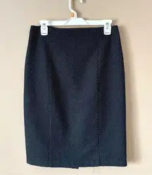 IZ BYER | Black Polka Dot Pencil Skirt Sz 11