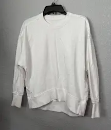 Lululemon LA Back in Action Crewneck - White Confetti