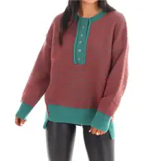 Cozy Peach Love California oversized sweater