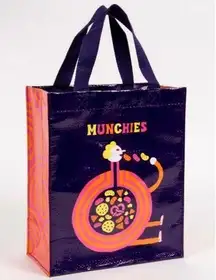 MUNCHIES HANDY TOTE by Blue Q, New With Tags!