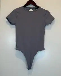 Victoria Secret Sport Gray Open Back Bodysuit