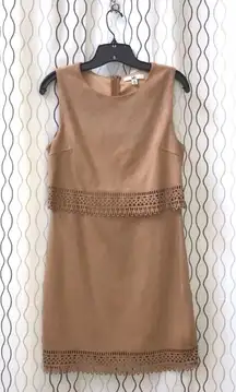 Sleeveless Faux suede Dress