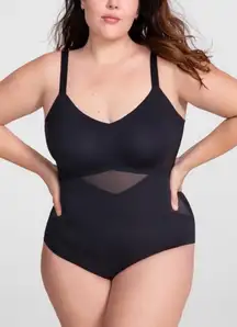 NEW Honeylove LiftWear Cami Bodysuit Black Shapewear Petite L Shaping Slimming