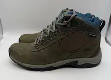 NWB Timberland Mt. Maddsen Waterproof Leather Hiking Boots Size 9.5 Women's Grey