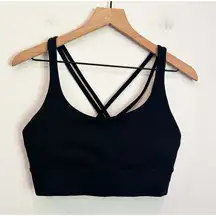 Lululemon Racerback Sports Bra Black Size 12