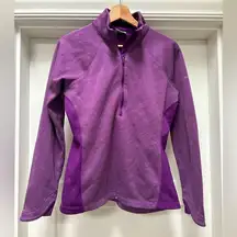 Columbia two tone Purple 1/4 zip pullover - Medium