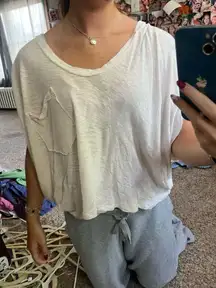 White Free People Top
