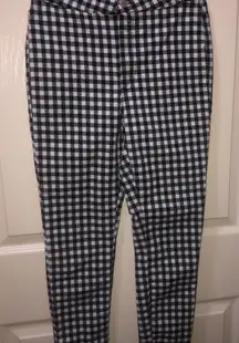 Free‎ People Checkered pants-skinny pants size 26.