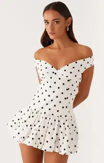 nwt Peppermayo polka mini dress