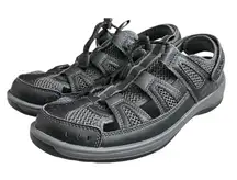 Orthofeet Verona Sandals Women’s 8.5 Black Versatile Adjustable Closed Toe