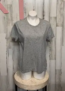 Cool Gray Short Sleeve Crewneck T-Shirt XL | Soft Cotton Blend Casual Tee