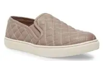 Steve Madden Gray Ecentrcq Quilted Leather Sneakers‎ Size 8M Shoes Slip On