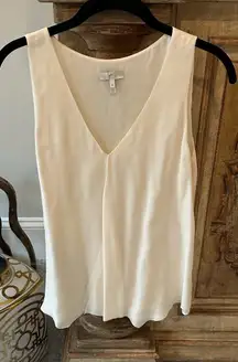 Joie Cream Sleeveless Blouse
