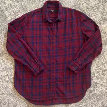 Madewell Flannel Button-Up Shirt in McKinney Plaid