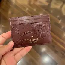 Kate spade Madison Floral Applique Small
Slim Card Holder # KL871