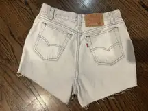 Levi’s Light Wash Denim Shorts