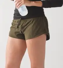 Lululemon Hotty Hot Short Military Green