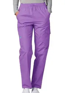 ADAR Cargo Scrub Pants Purple Lavender Sz Medium NWT