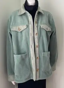 Blank NYC Sage Green Shacket Medium