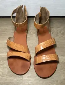 Able Tan Sandals‎ Women’s 10 Boho Summer Vacation Resort Classic Minimal Basic