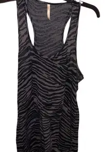 Zebra Print Tank Top - Size Medium