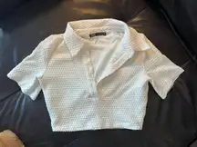 ZARA Crop Polo