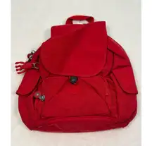 Kipling City Pack Mini Backpack Rogue Red W/Monkey Charm