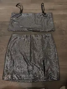 Sparkly Silver Set