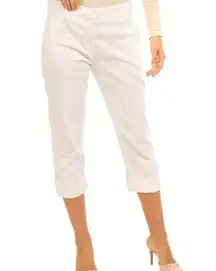 NEW Eleventy women's size 27 jacquard knit texture capri crop trousers NWD 30x22