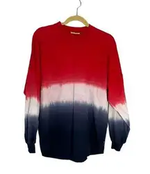 Spirit Jersey Red White & Blue Washington DC Crewneck Sweatshirt XS