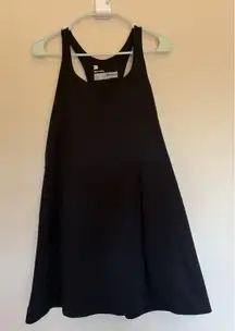 All in Motion Classic Black Racerback Activewear Tennis Pickleball Dress Large