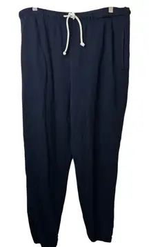 Lou & Grey Navy Blue Soft Drawstring Jogger Pants