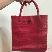 Guess red medium sized tote bag