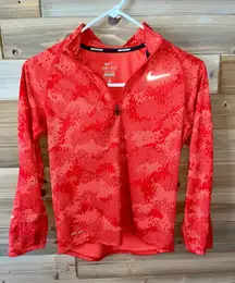 Red Athletic Quarter-Zip