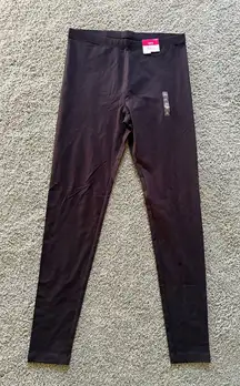 Flirtitude Active Black Leggings Size L Cotton Stretch NWT Activewear Causal