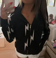 Aviator Nation Bolt Zip Up