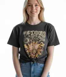 THE DOORS SANTA MONICA CIVIC SUN Daydreamer GRAPHIC CROP BAND TEE SHIRT XS